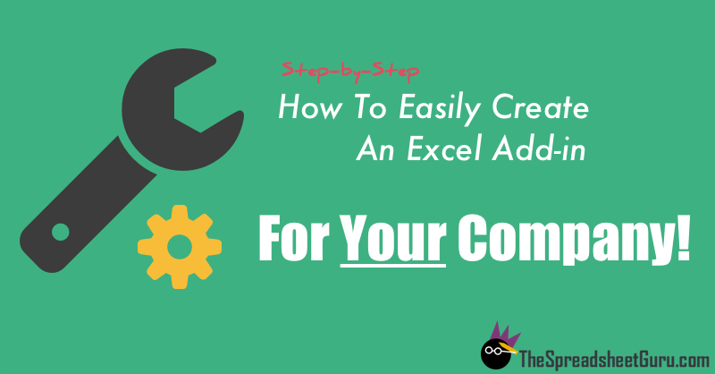 How to write excel add ins